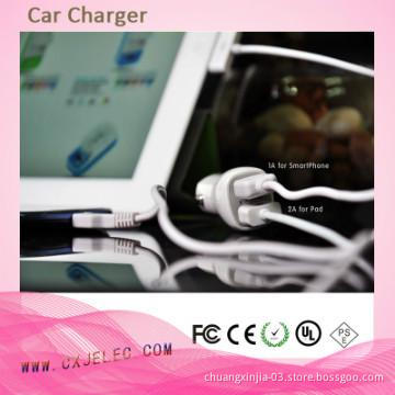 Micro USB Car charger Auto Adapter 1A&2A output